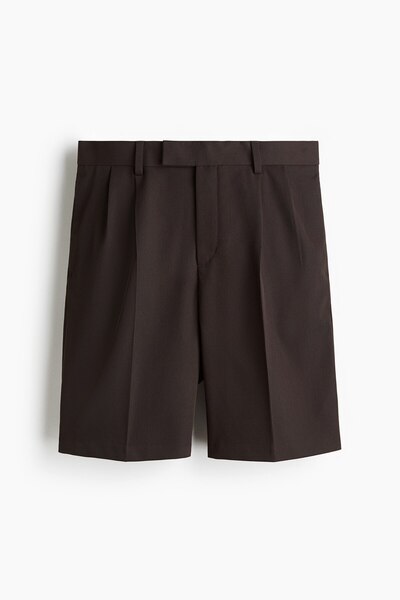 H&M Gabardin Bermuda Şort Relaxed Fit