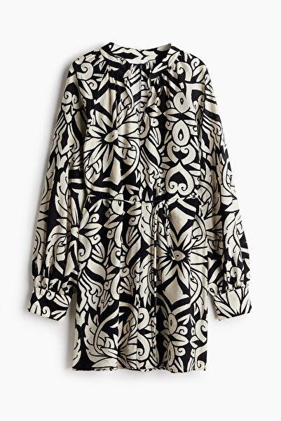 H&M Kuşaklı Tunik Elbise
