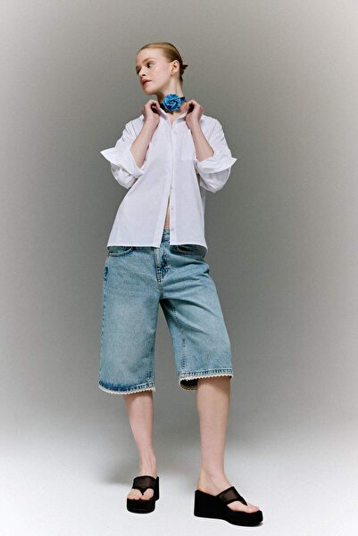 DeFacto Τζιν Βερμούδα Κανονικής Μέσης H1196AX26SM