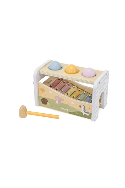 Viga Montessori 3 in 1 Xylophone Beating Bench,