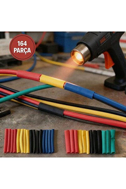 Roichil ®   مجموعة أنابيب قابلة للانكماش بالحرارة مكونة من 164 قطعة - غلاف عا...