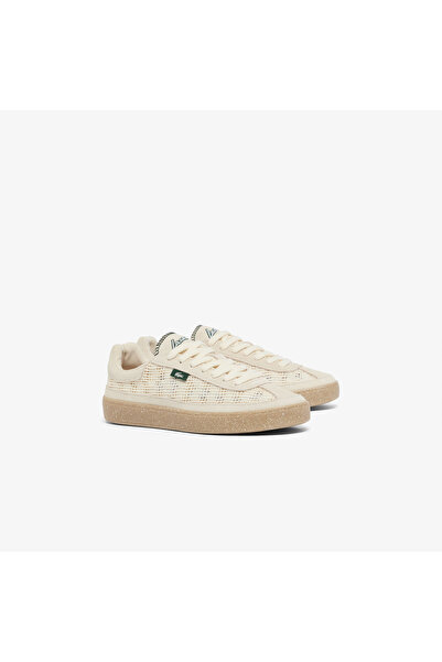 Lacoste Baseshot Lite Kadın Krem Sneaker