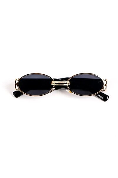 BAPPİR Yeni Sezon Vintage Oval Logolu Unisex Güneş Gözlüğü