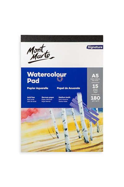 Generic Brand Watercolor Notebook German Paper A5 180 Gsm 15 Sheets