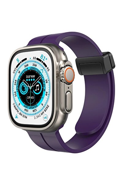 SORA GROUP Watch 38mm kr412 elegance stylish strap - deep purple