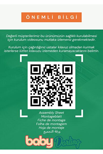 Baby Darling 6 Bölmeli Keçeli Organizer Dolap (Keçeler Dahil)