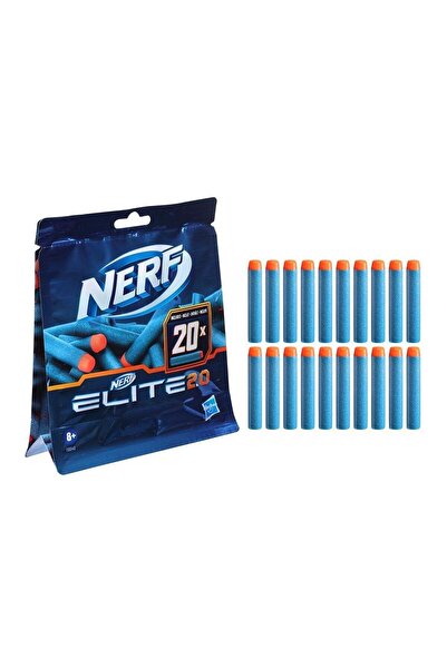 Hasbro F0040 Nerf Elite 2.0 Săgeți Pachet de 20 de bucăți Rezerve