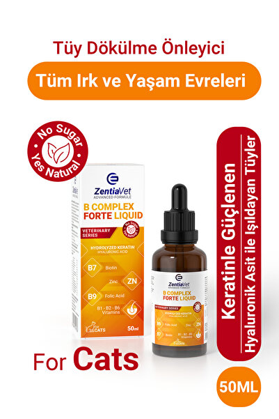 zentiavet Kedi Tüy Döküm Dökülmesi Önleyici Engelleyici Damla Kediler Için B ...