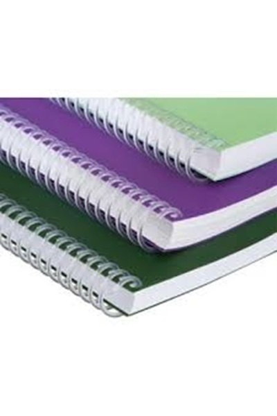 Koza Defter A4 Spiralli Çizgili (120Yp Karışık Renk)