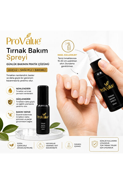 Tırnak Bakım Seti - Etkili Tırnak Bakım Spreyi 50ml Etkili Tırnak Bakım Losyonu 50ml