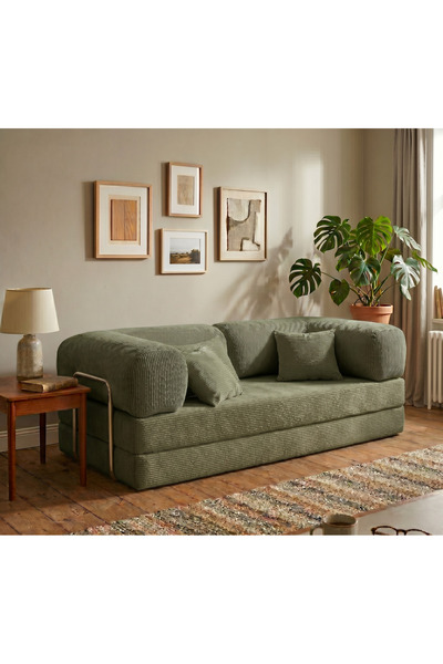 DECHOME 180 X 90 Midinest Kanepe | Yatakli Koltuğu | Fitilli Kadife Yıkanır |...