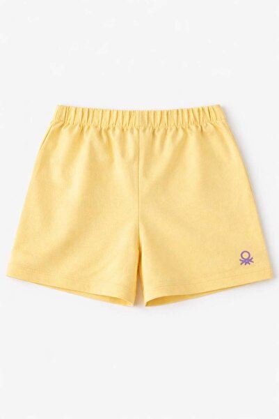 United Colors of Benetton Kiz Genç G21815 Combed Cotton Shorts Gkb1110