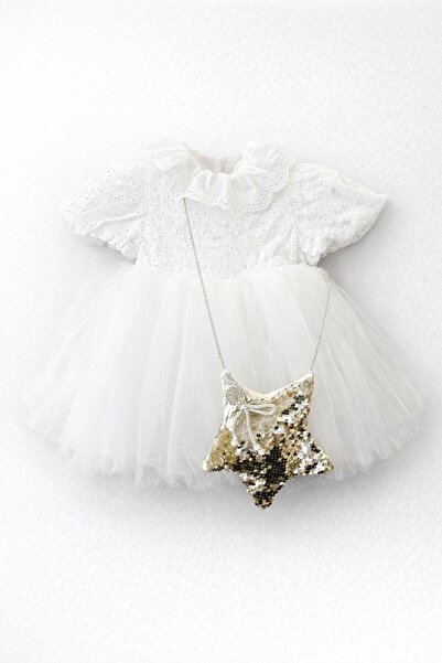 Marka Girl baby swt32 top gathered collar bagged dress