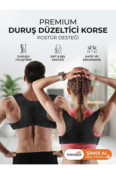 Ankaflex Highconcept Dik Oturma Kambur Korsesi Ortopedik Korse