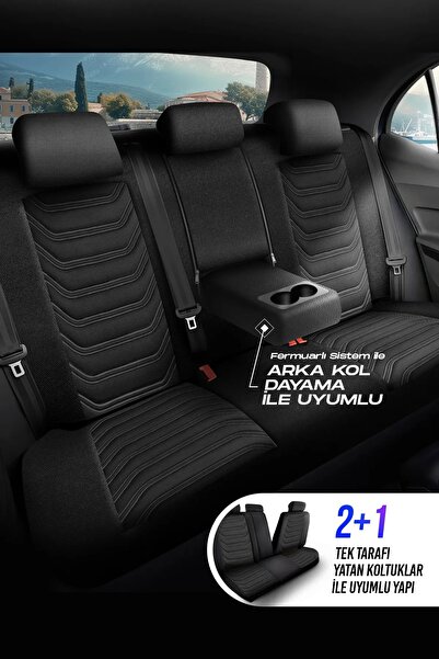 Panda Kılıf PANDA FLORİDA SERİSİ PİKE KUMAŞ OTO KOLTUK KILIFI - TAM SET