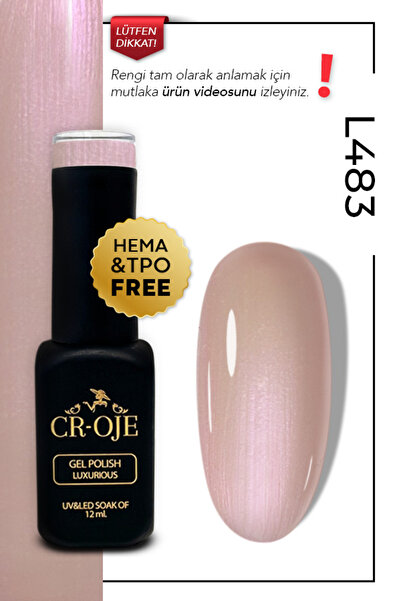 CROJE KALICI OJE Kalıcı Oje L483-hologram (12 ML.)