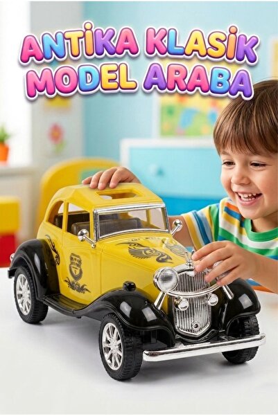 Tıfıl Toys 20cm Sürtme Mekanizmalı Antika Klasik Model Detaylı Tasarımlı Oyun...