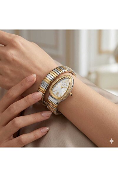 everd Benon Watch (Tubogas Snake Model). Design: It Features the Famous "Serp...