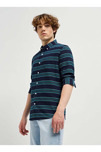 The Bear House Cotton Shirt for Men Regular Fit, Long Sleeve, Casual & Formal...