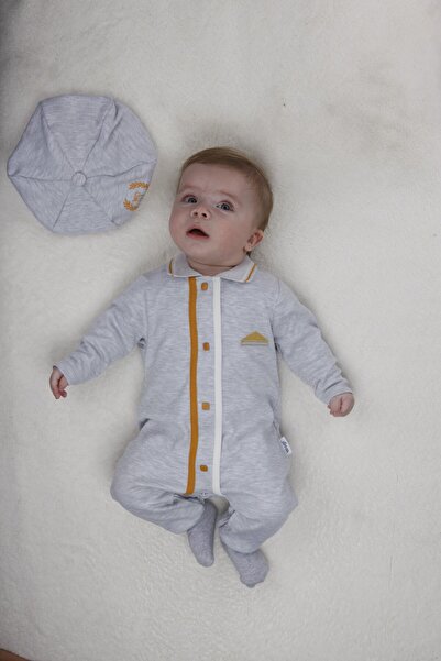 Wogi Erkek Bebek&Çocuk Tulum %100 Pamuklu Çıtçıtlı