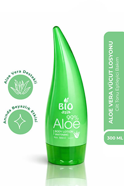 Bio Asia Aloe Vera Vücut Losyonu – Derin Nemlendiren, Ferahlatıcı & Yatıştırı...