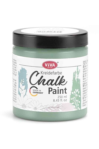 Viva Decor Vopsea cremoasă pentru mobilă, cu cretă, VIVA DECOR, 250ml Verde o...