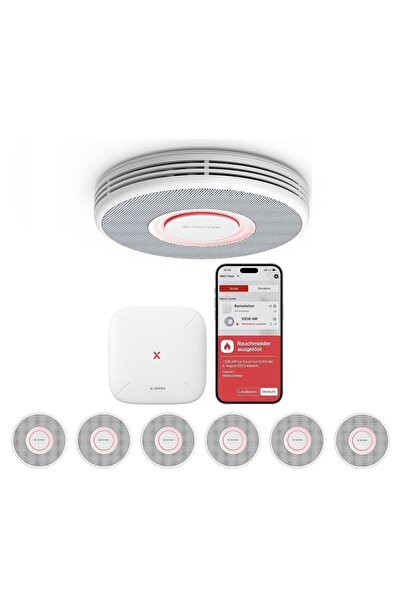 X-Sense XS0B-MR İkazlı Duman Dedektörü SBS50 Baz İstasyonlu,Kablosuz, Yangın ...