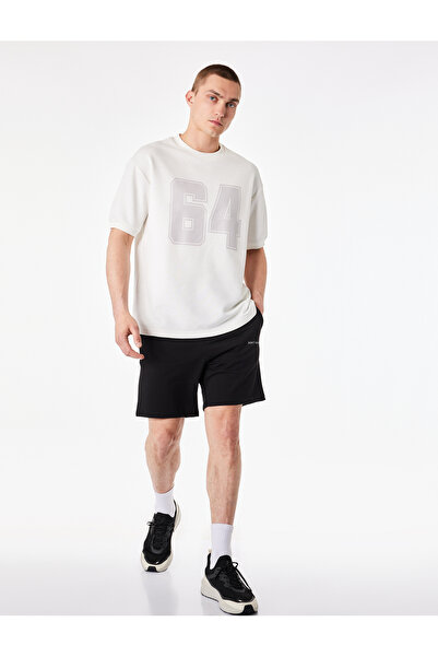 Koton Comfortable Fit Short Sleeve Crew Neck Printed Sports T-Shirt