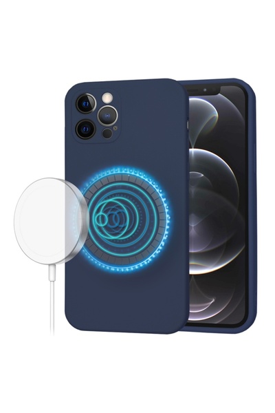 SKYDDAR INNOVATION Husă pentru iPhone 12 Pro, silicon catifelat, SoftFlex Mag...