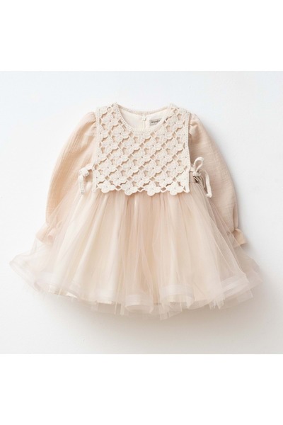WONDRESS BABY Baby Girl Dress Taupe