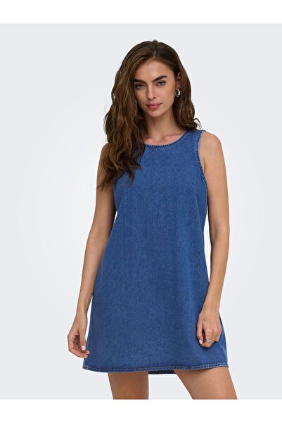 ONLY Jeanskleid ONLANNIE Kurzes Kleid