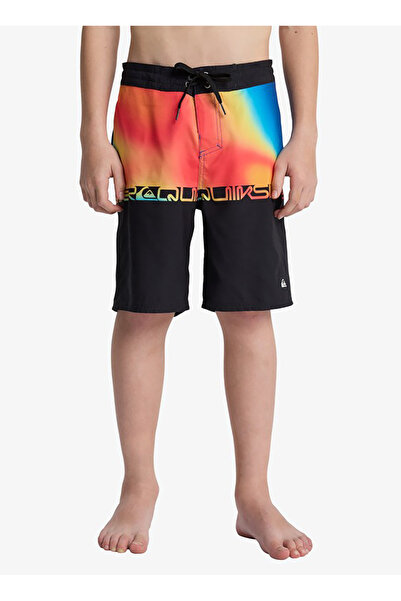 Quiksilver Çok Renkli Erkek Çocuk Desenli Şort Mayo EQBBS03742-EVD HALFJAM