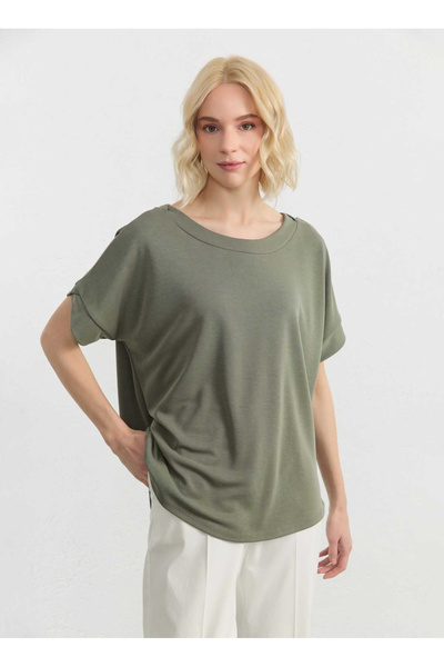 Selen Haki Kadın Bluz 26YSL8459