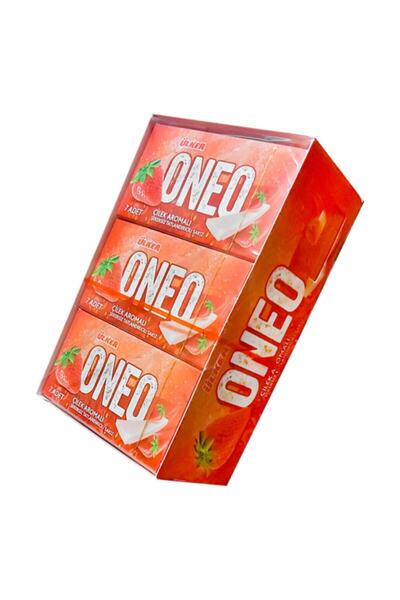 Oneo 27 Pieces Strawberry Flavored Chewing Gum - X 14 G