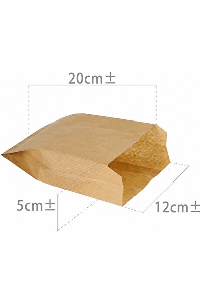 ecenplast Çizgili Kese Kağıdı / 12x20 Cm (20 Adet)