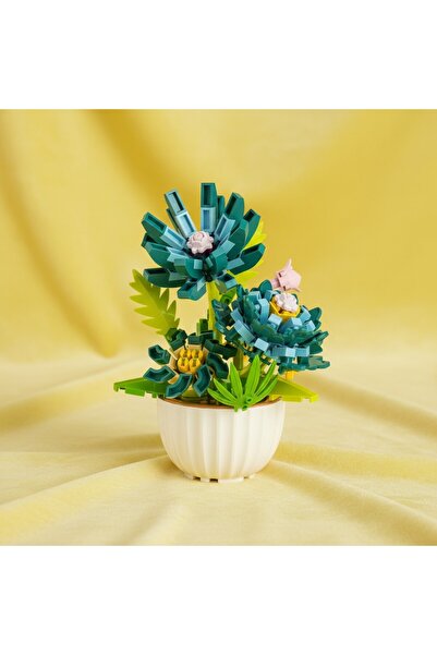 Pravalia Magica Buchet de flori din piese de construcție - Set decorativ DIY ...