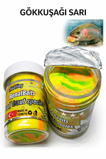 sr sazanrig RenatBaits Yeni Üretim Trout Bait Peynir(Cheese) Kokulu Simli Yüz...