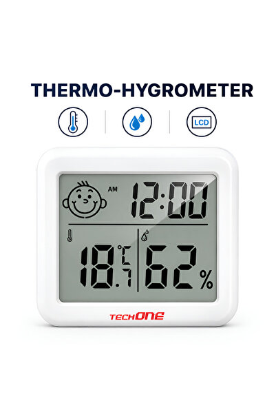 Techone Termometru și higrometru de cameră CX-0813
