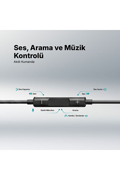 Ttec Rio 3 USB-C Stereo Mikrofonlu Kulakiçi Kablolu Kulaklık