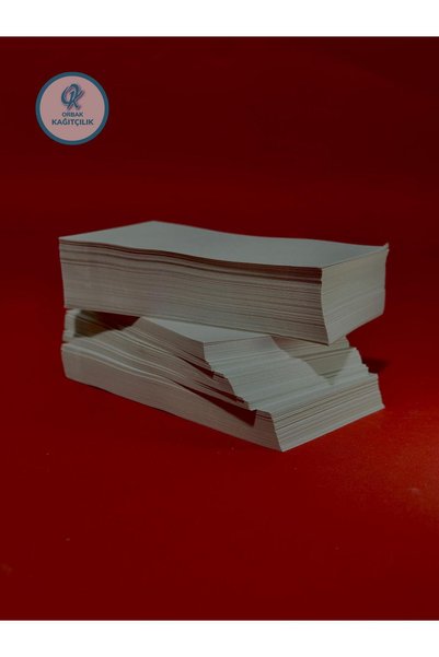 Orbak Kağıt Blank Business Card Size 50 Pieces Thick Note Paper 8X5 cm
