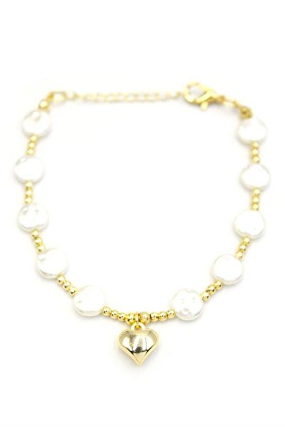 OEM Heart pearl bracelet - gold
