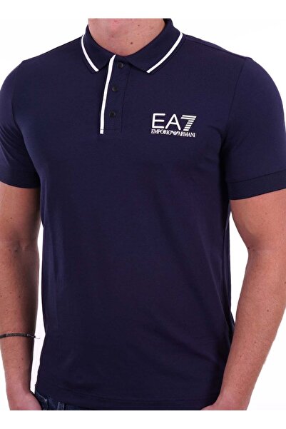 EA7 Lacivert Erkek Polo T-Shirt TENNIS CLUB POLO