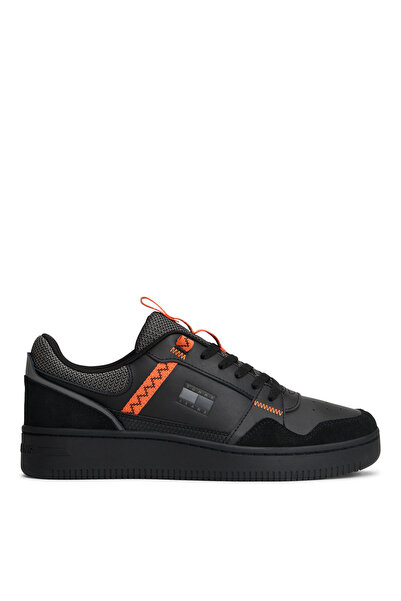 Tommy Hilfiger Siyah Erkek Sneaker TJM RETRO BASKET