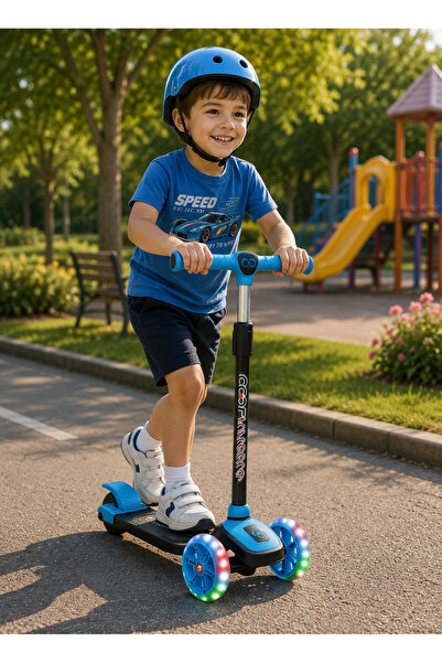 Scooter Cool Wheel Işıklı 3 Tekerlekli Scooter Twist With Light