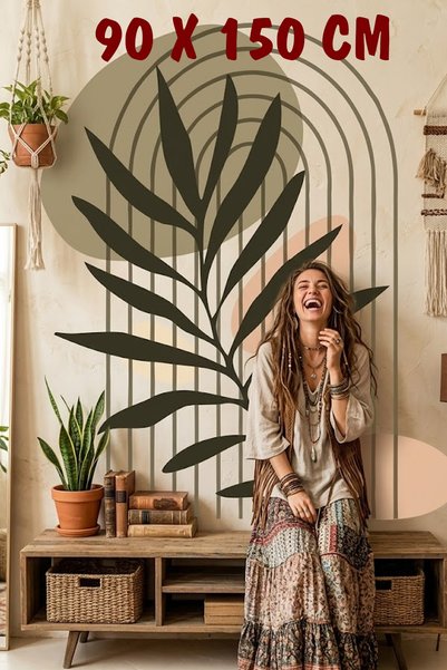 Kt Grup Bohem Leaves Art Duvar Sticker