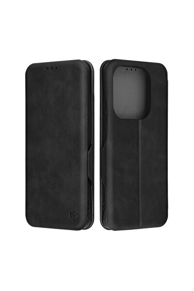 Techsuit Husă pentru Xiaomi Redmi Note 14 5G - Safe Wallet Plus - Negru