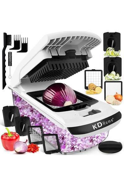 Kdhome Τοβέκτορ Λέγκουμ 4 σε 1 Επαγγελματικό KD Home ChopMaster, Κόφτης Τεμαχ...
