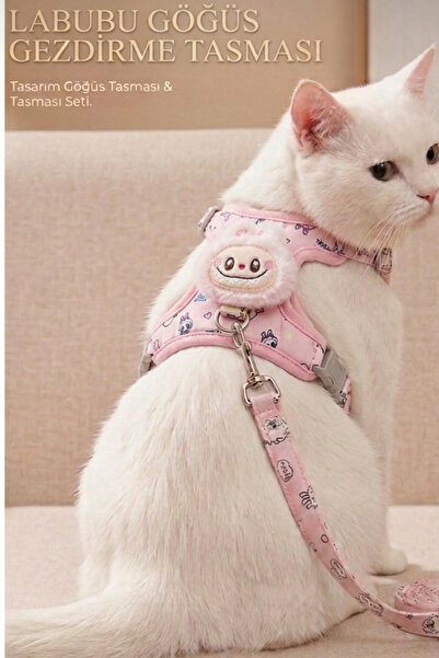 ego home Kaçış Önleyici Küçük ve Orta Irk Kedi Köpek Göğüs Tasması Yumuşak,Ne...