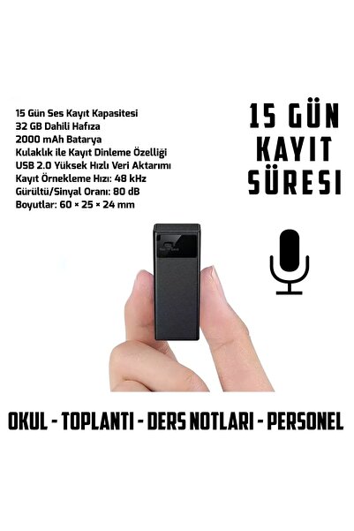 Nanocamcoders 1080P HD Mini Premium CCTV Tek Şarjla 20 Gün Ses Kayıt ( kamera...