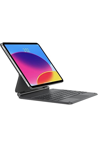 Fogy Ipad A16/10.nesil 2022/2025 Uyumlu X8 Magic Uyumlu Touchpad Işıklı Türkçe Q Klavyeli Kılıf
